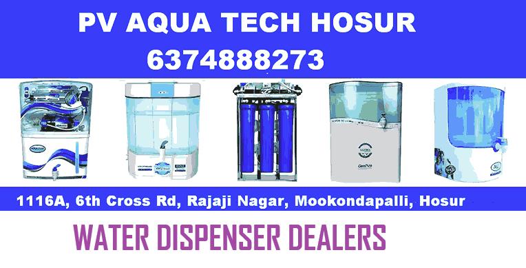 PV Aqua Tech water dispenser dealers in hosur